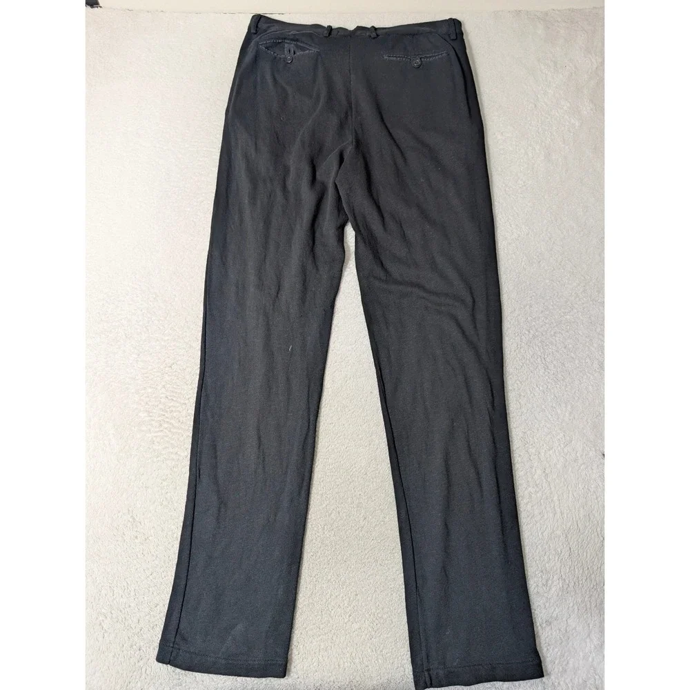 RLX Ralph Lauren Pants Mens‎ M Black 33/34 Knit Cotton Blend Trousers